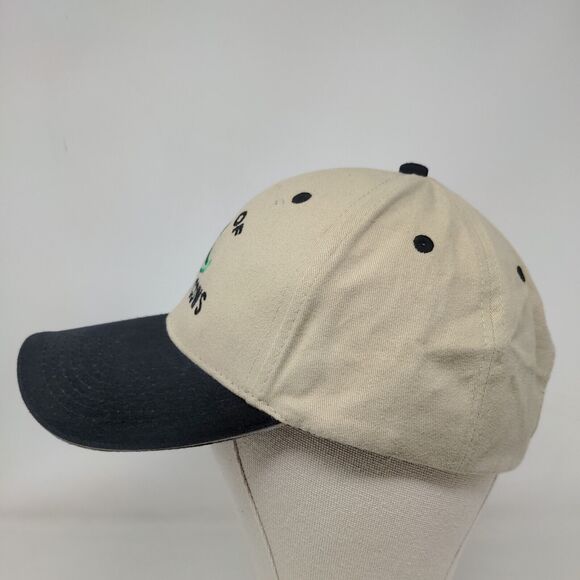 Home Of Happy Cows Pattison TX Strapback Hat Tan OSFM Embroidered Otto - Picture 4 of 8